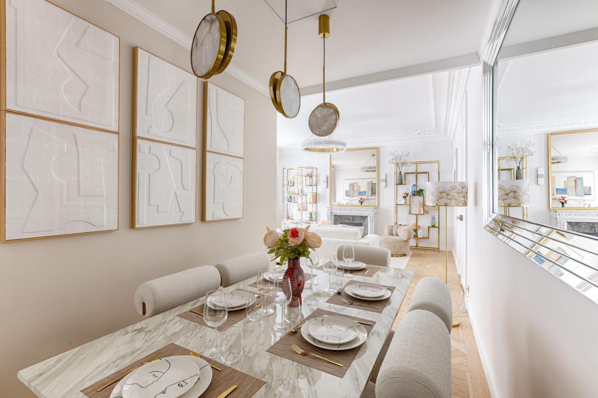 Elegant Luxury Apartment For 6 On Champs-Elysees Paris Dış mekan fotoğraf